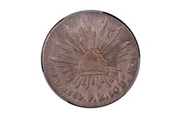 8 REALES OAXACA 1862/1 FR