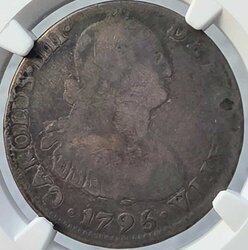 4 REALES CAROLUS IIII 1795 FM