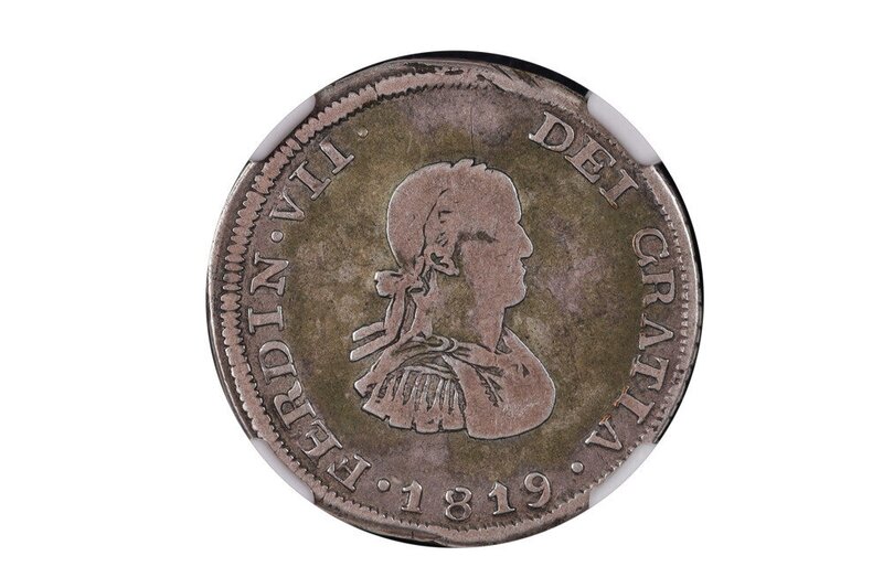 2 REALES ZACATECAS 1819 AG