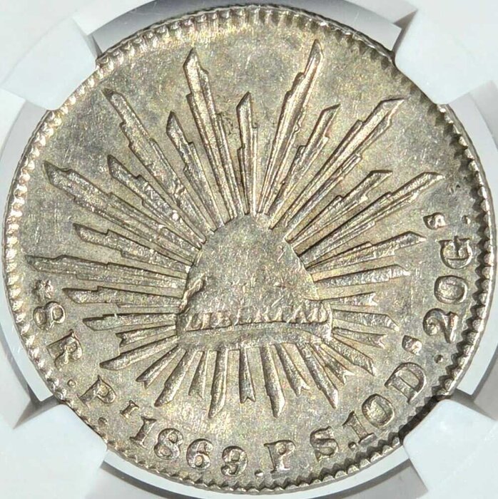 8 REALES POTOSÍ 1869 PS
