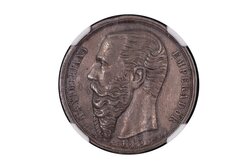 MEDALLA DE MAXIMILIANO DE LA ORDEN DE GUADALUPE 1865 GROVE-117a