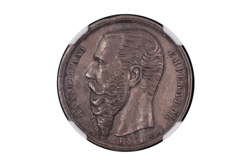 MEDALLA DE MAXIMILIANO DE LA ORDEN DE GUADALUPE 1865 GROVE-117a