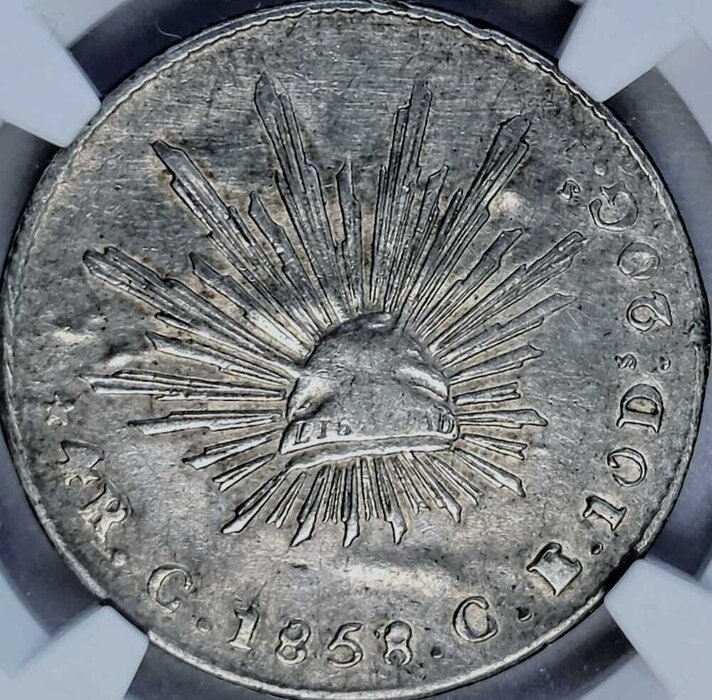 4 REALES CULIACÁN 1858/7 CE