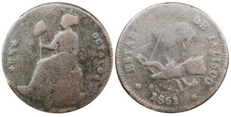 1/8 JALISCO (1861)