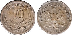 10 CENTAVOS HERMOSILLO (1882/1)