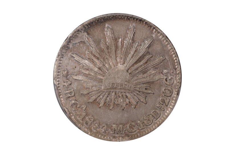 4 REALES GUADALAJARA 1844 MC