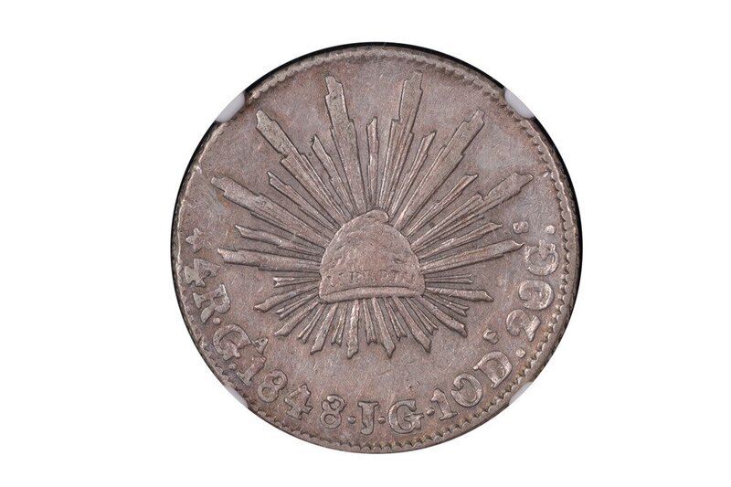 4 REALES GUADALAJARA 1848/7 JG