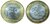 3 MONEDAS DE 20 PESOS BIMETALICA (2014)