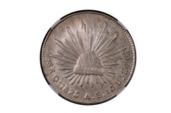 8 REALES OAXACA 1875/4 AE