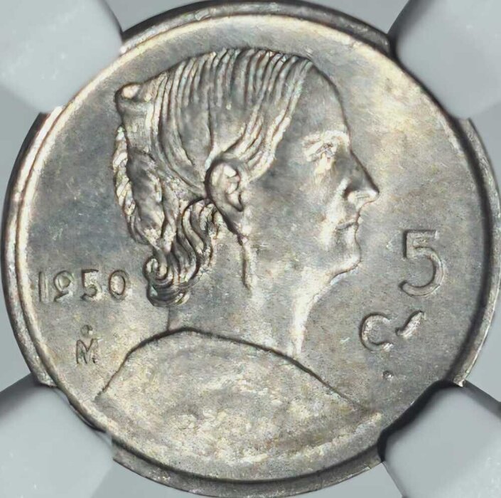 5 CENTAVOS MÉXICO 1950